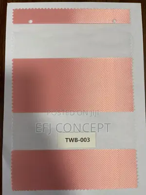 Day And Night Window Blind - Attractive Pink Single Broad Line Design