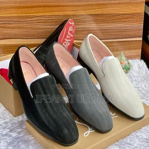 White, Black, Grey Color Luxury Shoe