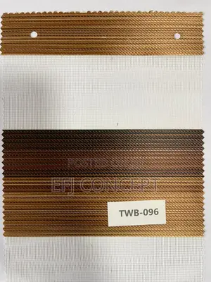 Day And Night Window Blind - Brilliant Dark Brown Light Brown Mixture