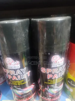 Hero Black Gloss Spray Paint
