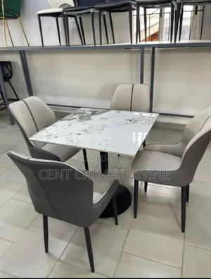 Solid Square Marble Top Dinning