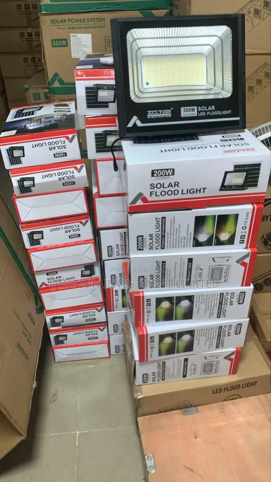 300w Alltop Solar Floodlight