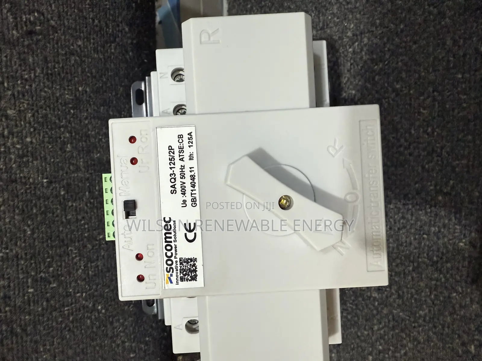 Socomec 125a/2p Automatic Change Over