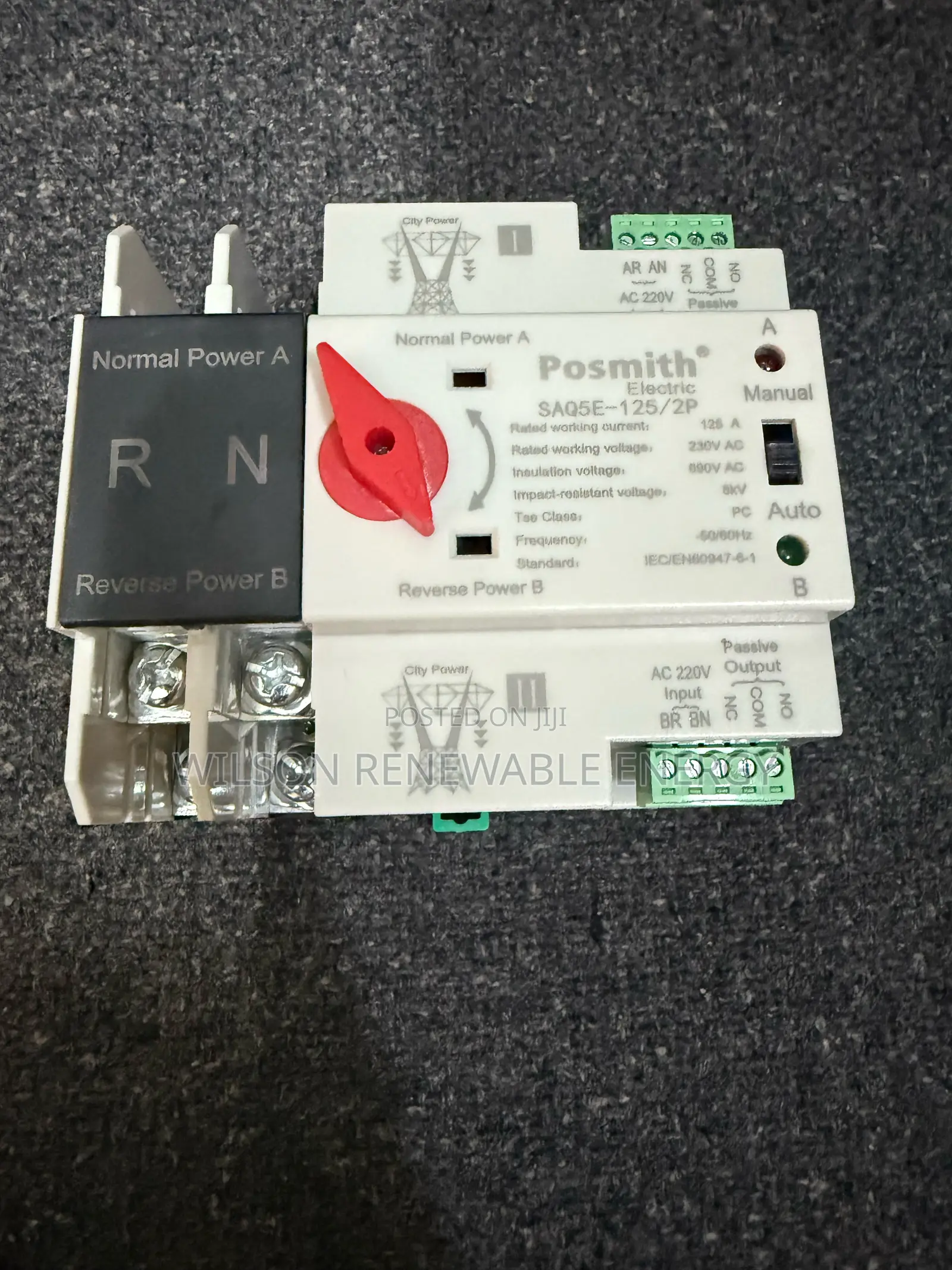 Posmith 125a/2p Automatic Change Over