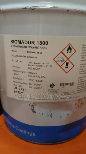 Marine Paint / Ppg Sigmadur 18000 Polyurethane