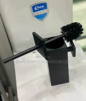 Square Black Toilet Brush