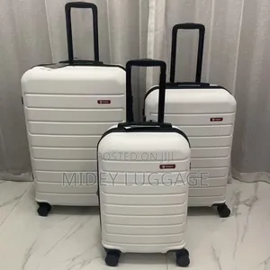 Set of 3 Rubber Luggage Boxes
