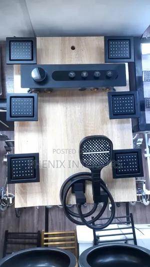 Modern Luxury Multiple Jet Black Shower