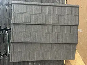 Unique Pure Black Shingle Roof Tiles