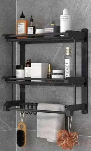 Rust-Free 2 Layers Bathroom Rack Organizer