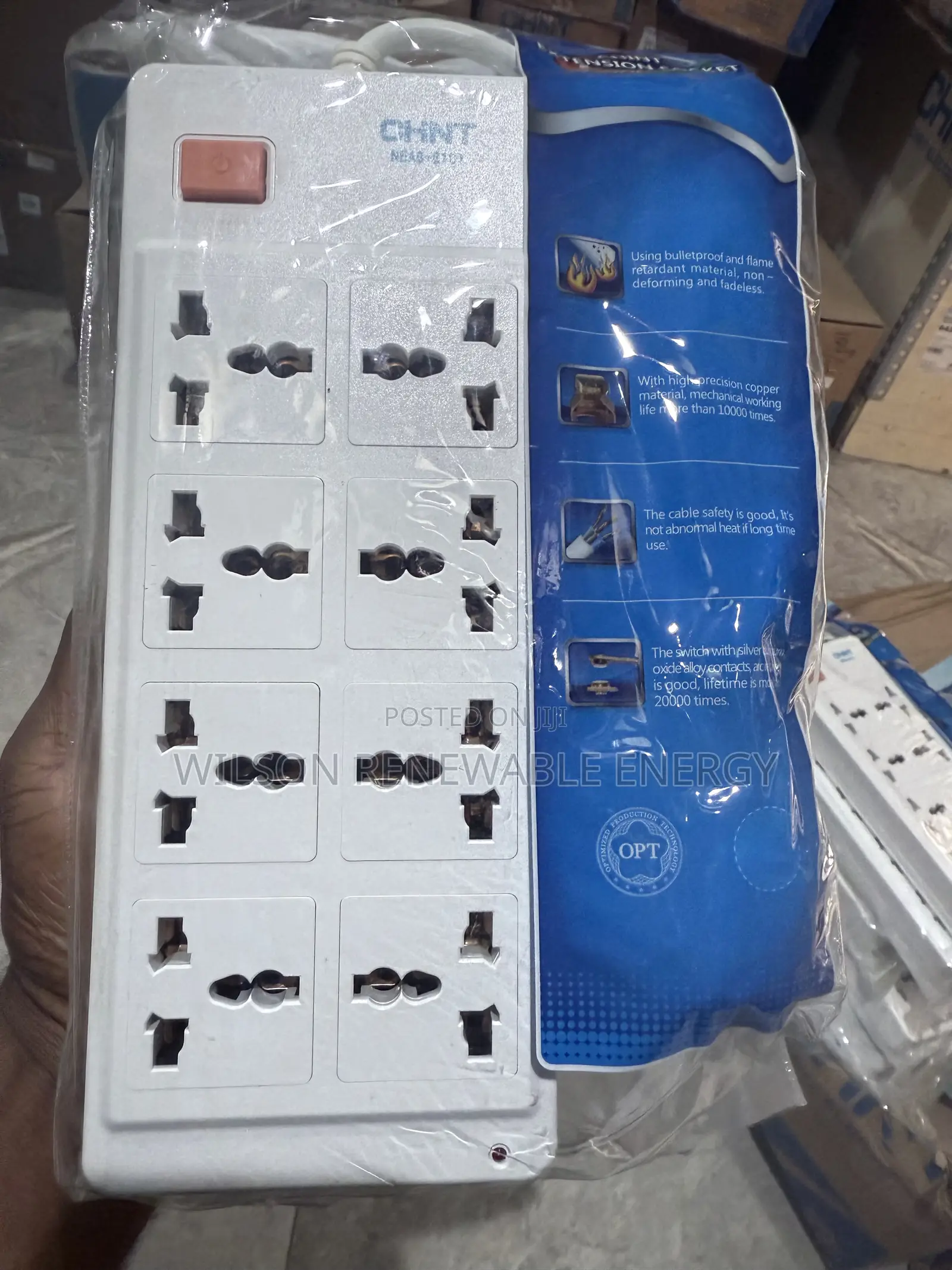 13a 8 Way Chint Extension Socket