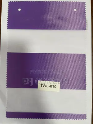 Day And Night Window Blind - Attractive Broad Purple Design