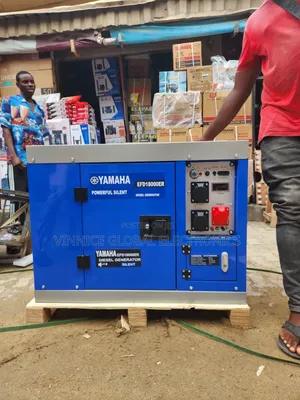 Three Phase Yamaha Diesel Soundproof Generator With 2 Years Warranty