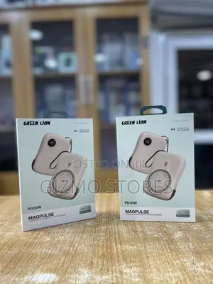 Green Lion Magpulse 10000mah Powerbank Built in Cables