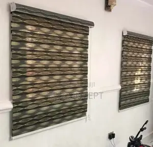 Day And Night Window Blind - Magnificent Dark Brown Style