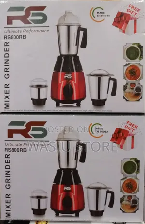 Rs Ultimate Performance Mixer Grinder, Model Rs800rb