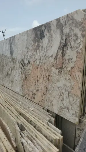 Imported Granite Slab for Staircase and Counter Top.