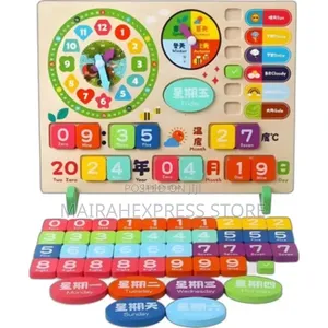 Multifunctional Montessori Clock (D4r3t).