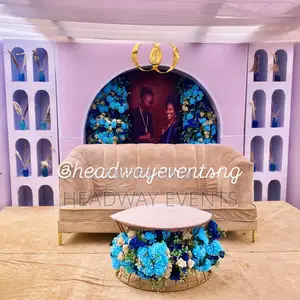 Traditional Wedding Decoration In A Compound In Ikorodu
