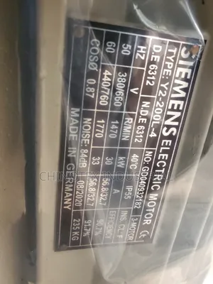 Siemens Motor 40hp/30kw Three Phase High Quality Electric Motor