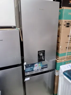 264 Liters Hisense Double Door Bottom Freezer Refrigerator & Dispenser