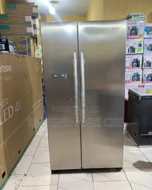 Brand New Hisense Side by Side Fridge 76ws Fast Cooling