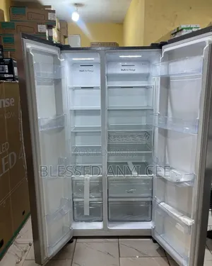 Brand New Hisense Side by Side Fridge 76ws Fast Cooling