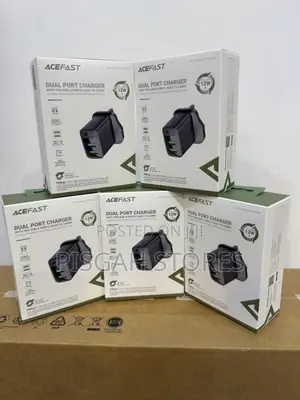 Acefast 12w Dual Port Charger With Two (Usb-A) Ports