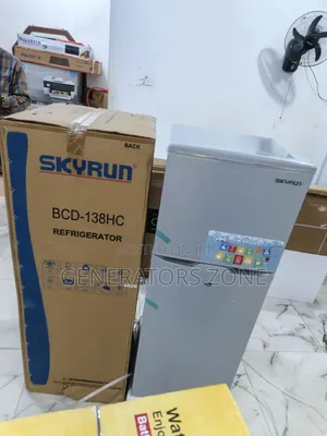 Skyrun 138l Double Door Refrigerator – Durable Energy Saving