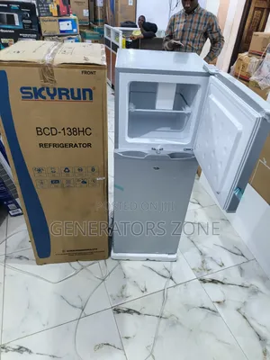 Skyrun 138l Double Door Refrigerator – Compact Efficient Cooling