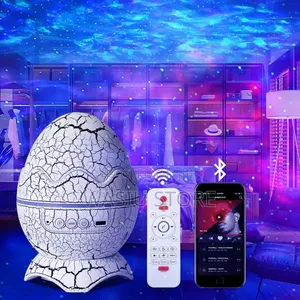 Dinasour Egg Galaxy Starry Nightlight Projector