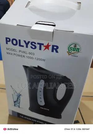 Polystar 1.8l Handy Electric Kettle