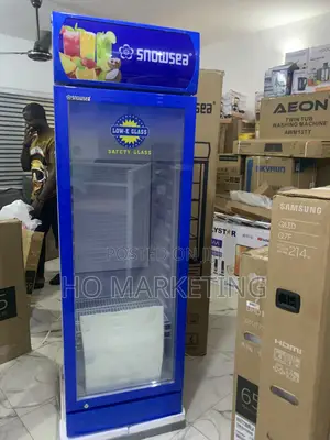 Snowsea 300l Upright Fridge – Single Glass Door Display