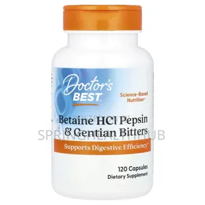 Doctor's Best Betaine Hcl (Hydrochloride) 650mg | With Pepsin