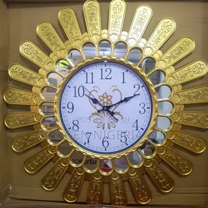 Nice Gold Wall Clock Zx-020/M Set