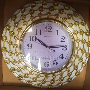 Elegant Wall Clock Ws-010/Bm Set