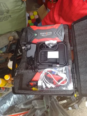 Jump Starter and Pumping Tyre With Accessories