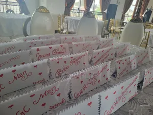 Events and Wedding Table Signage.