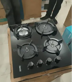 "Built-in 4-Burner Gas Hob – Im-06a3 With Elegant Glass Finish"