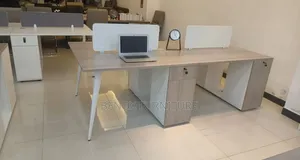 Wooden Design Workstation Desk With Drawers