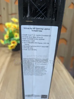 New Laptop HP Victus 15 8GB Intel Core i5 SSD 512GB