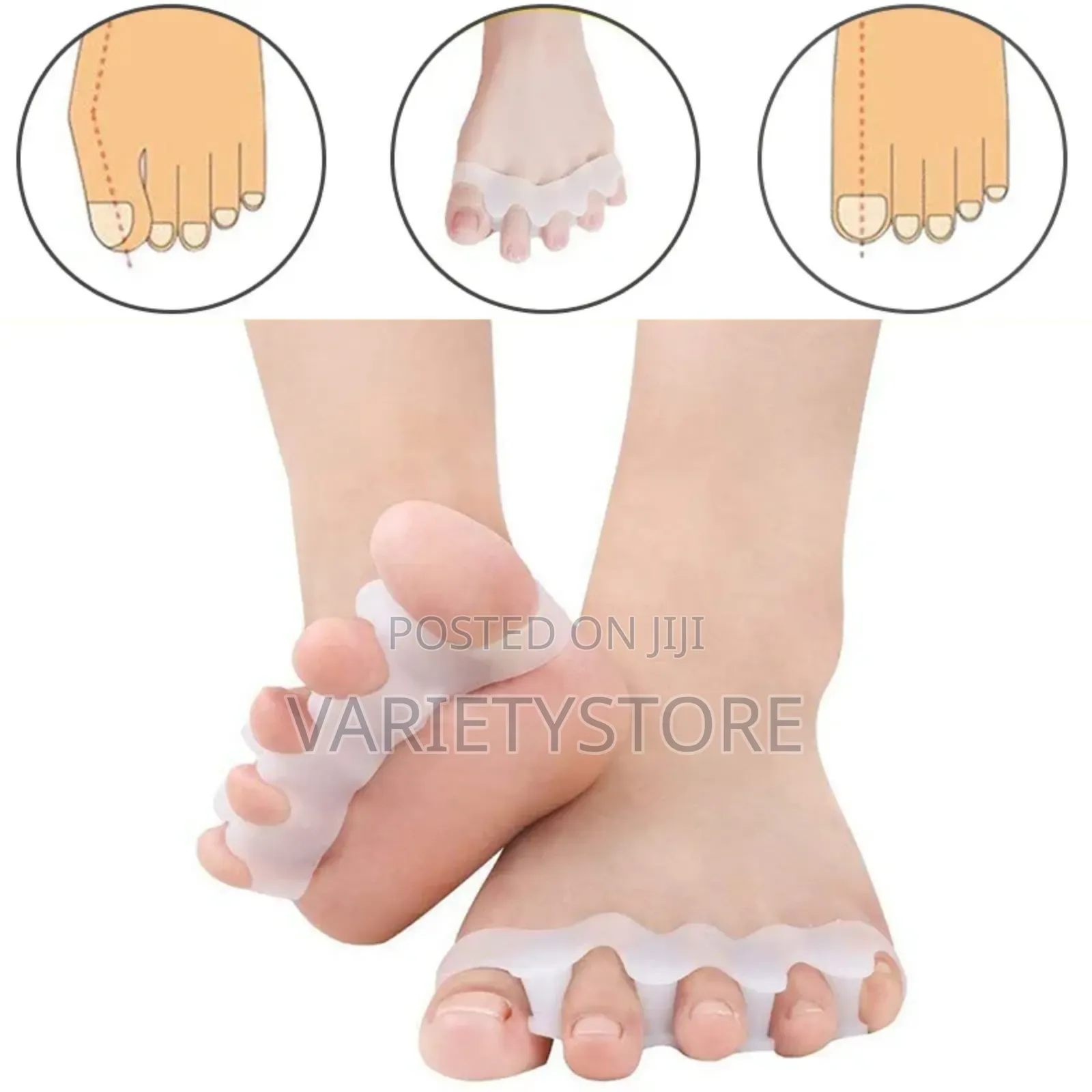 Silicone Toe Separator, Bunion Corrector Toe Spacers