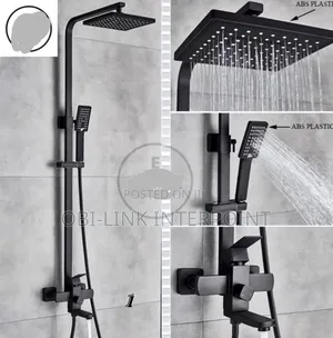 Black Square Shower Mixer