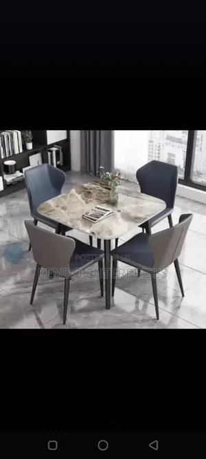 Marble Dining Table With 4 Chairs