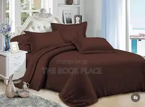Brown Bedsheets With Pillow Cover
