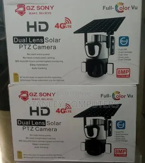 Gz Sony Dual Lens Solar PTZ 8mp Camera