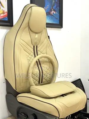 Beige/Milk/Cream Color New Design Seat Cover 5 Seater