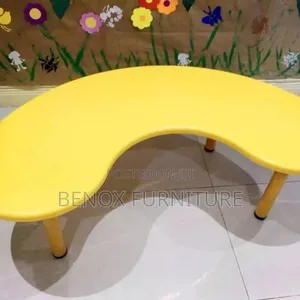 Plastic School Moon Design Desk