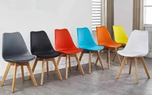 Foreign Wooden Leg Chair for Modern Restaurant