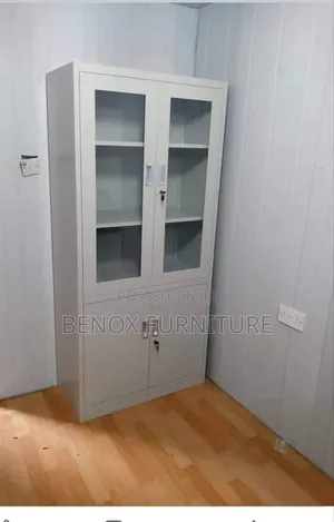 Metal Cabinet With Glass Top Design